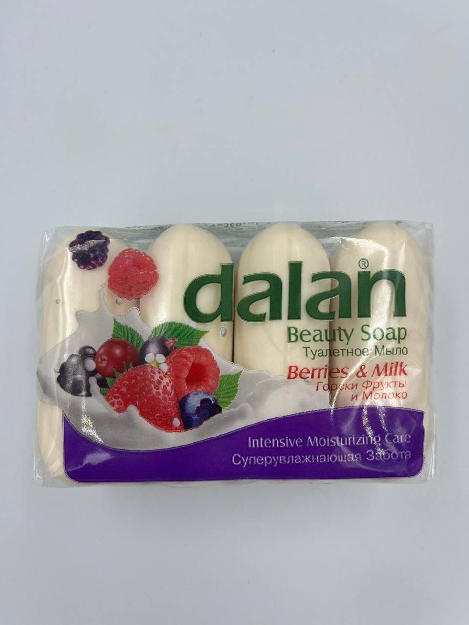 Dalan BEAUTY крем-мило Ягоди та молоко, 4*90 г