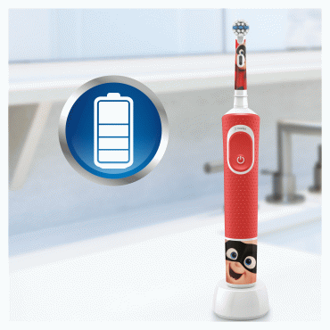 Детская электрическая зубная щетка + футляр Oral-B Kids Лучшие мультфильмы Pixar 3+ фото 5