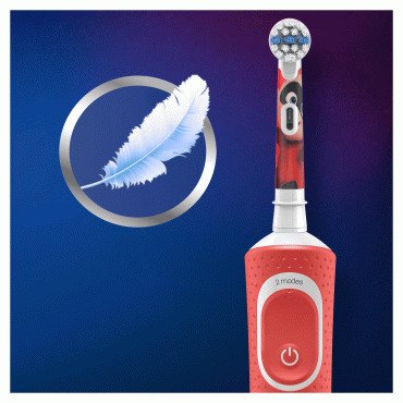 Детская электрическая зубная щетка + футляр Oral-B Kids Лучшие мультфильмы Pixar 3+ фото 6