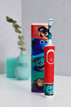 Детская электрическая зубная щетка + футляр Oral-B Kids Лучшие мультфильмы Pixar 3+ фото 10