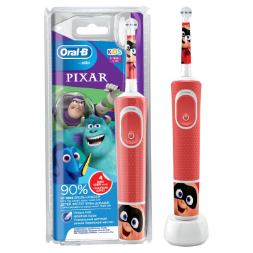 Дитяча електрична зубна щітка Oral-B Kids Кращі мультфільми Pixar 3+ фото 2
