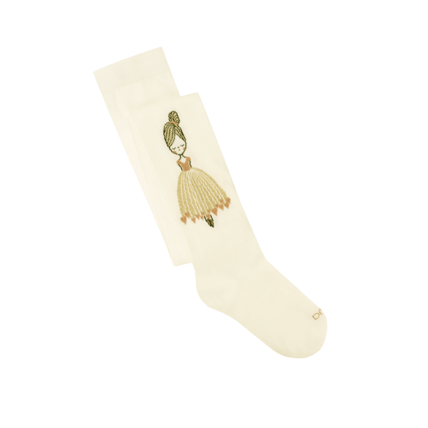 Детские колготы 4416 (р.110-116,56-60,18-20, молочные)