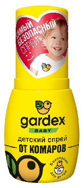 Детский спрей Gardex Baby от комаров, 50 мл