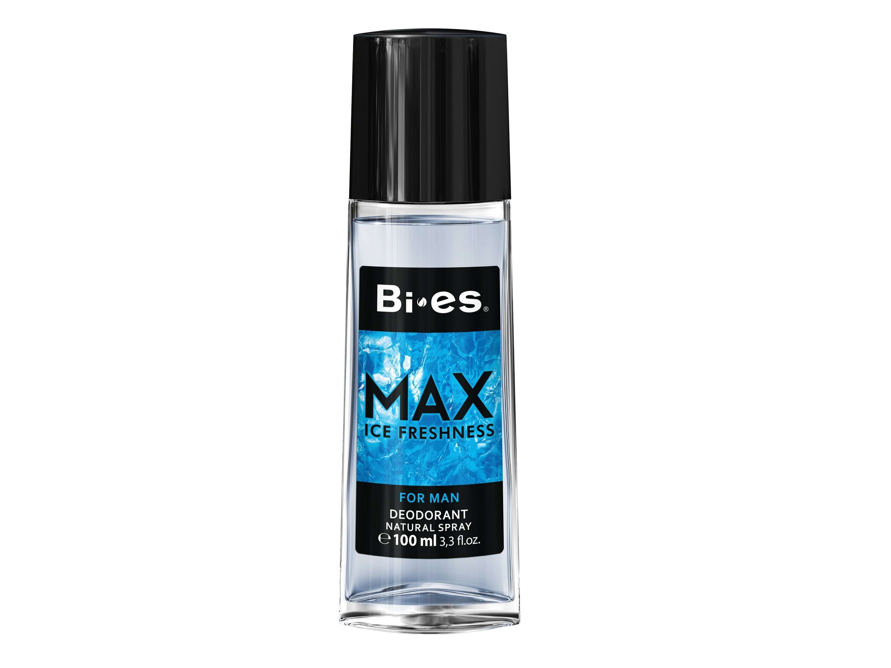 Дезодорант парфюмированное в стекле мужчин Bi-Es Max Ice Freshness 100 мл