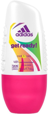 Дезодорант ролл Adidas Get Ready, 50 мл