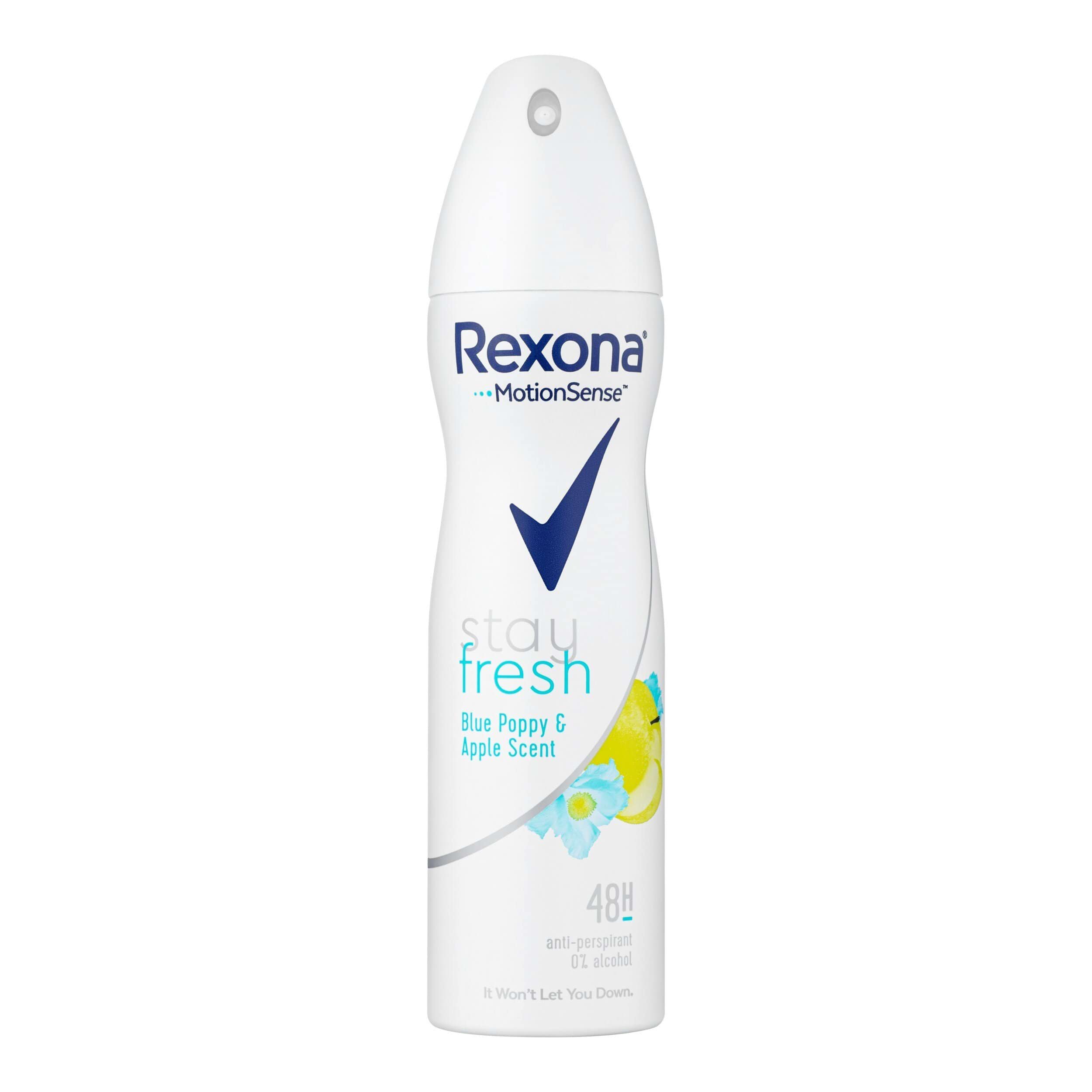 Дезодорант-спрей женский Голубой мак и яблоко Rexona Motion - купить по  лучшей цене в Prostor