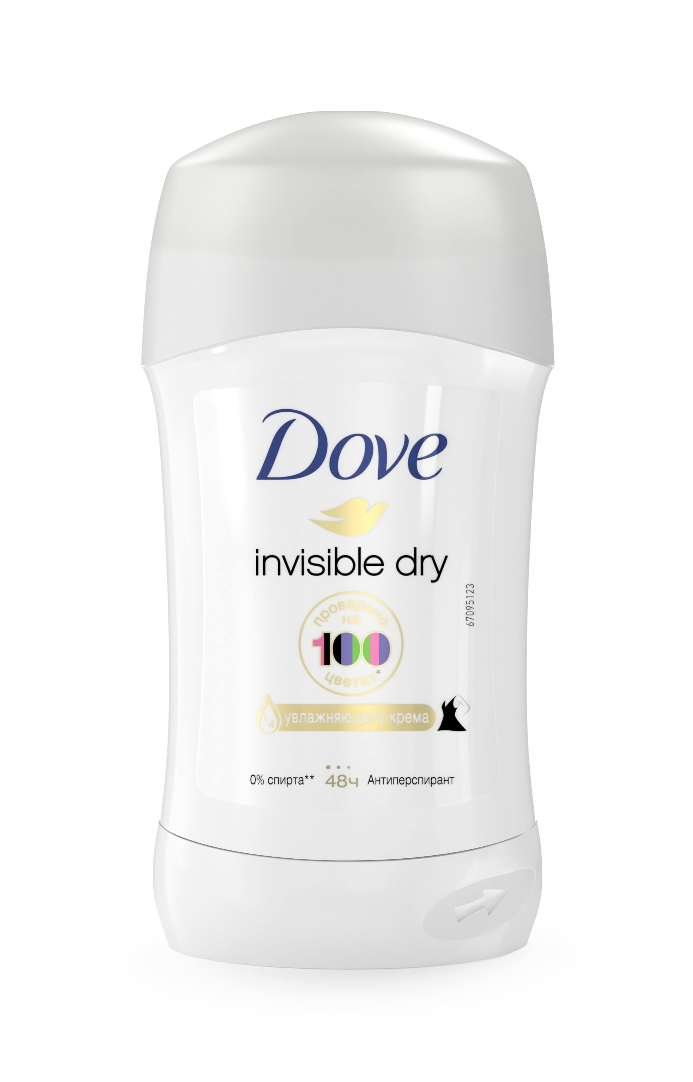 Dove Антиперспирант-карандаш Невидимый 40мл