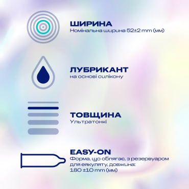 Презервативи латексні з силіконовою змазкою DUREX® Іnvisible (ультратонкі), 12 шт. фото 2