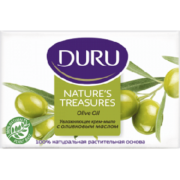 Duru крем-мило Nature's Treasures з оливковою олією, 4*75г