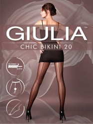 Giulia колготи жіночі Chic Bikini 20 cappuccino 2