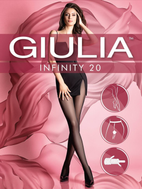 Giulia колготки женские Infinity 20 cappuccino 5 (XL)