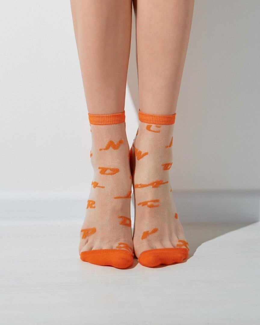 Giulia носки женские короткие WS2 CRISTAL-042 р.36-38 orange