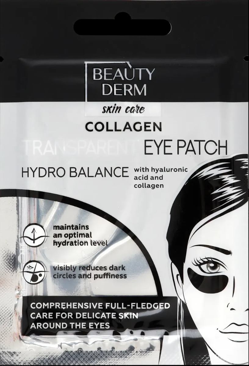 Патчі Beauty Derm прозорі колагенові 2 шт 8 гр