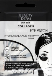Патчі Beauty Derm прозорі колагенові 2 шт 8 гр