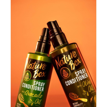 Экспресс-кондиционер Nature Box для восстановления волос против секущихся кончиков с маслом авокадо холодного отжима 200 мл фото 2