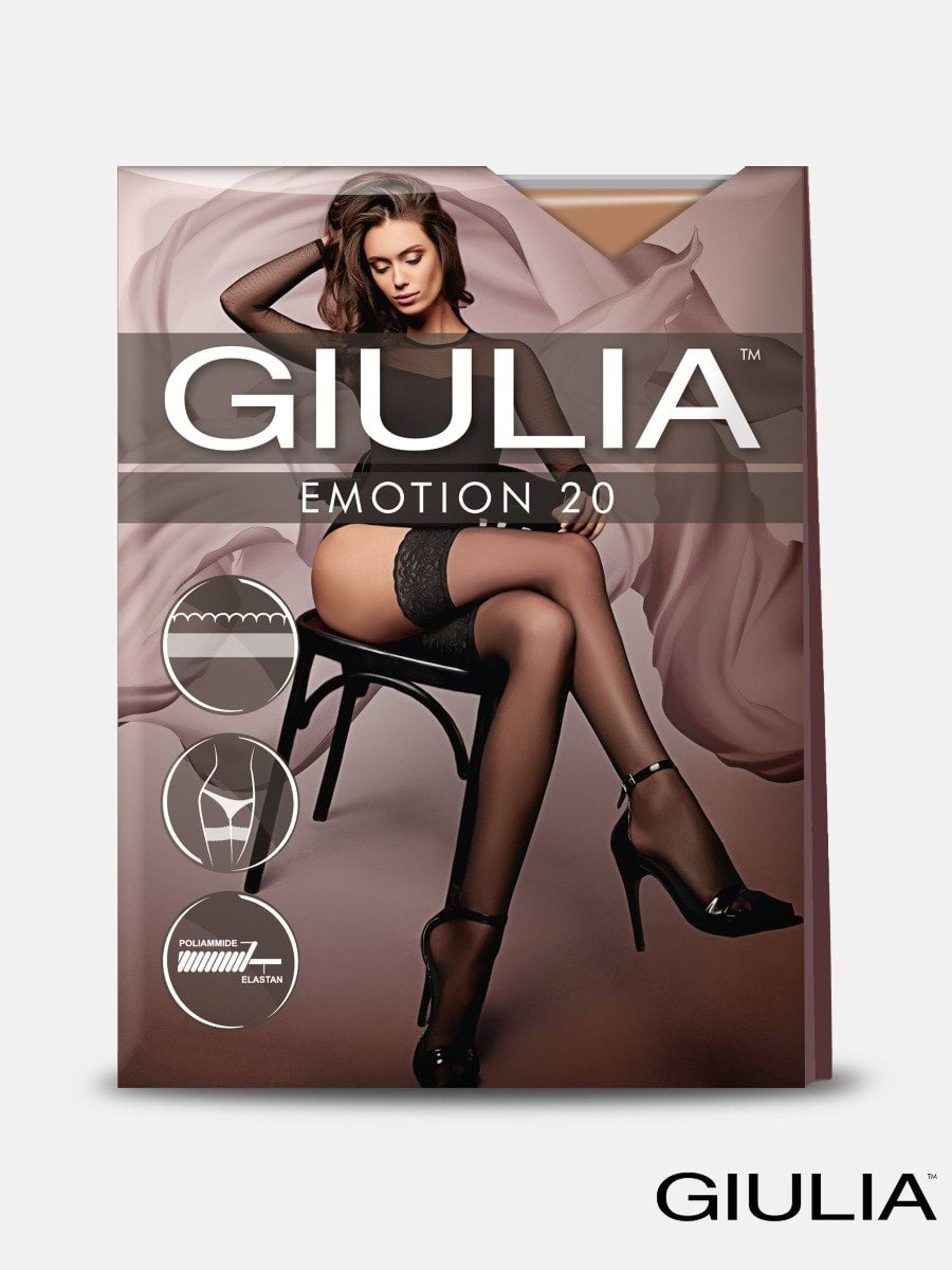 GIULIA панчохи Emotion 20 nero 3/4