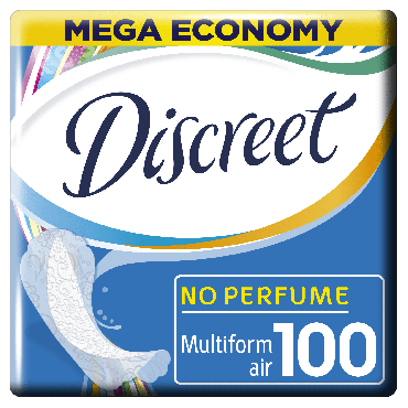 Ежедневные гигиенические прокладки Discreet Air, 100 шт
