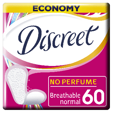 Щоденні гігієнічні прокладки Discreet Normal, 60 шт