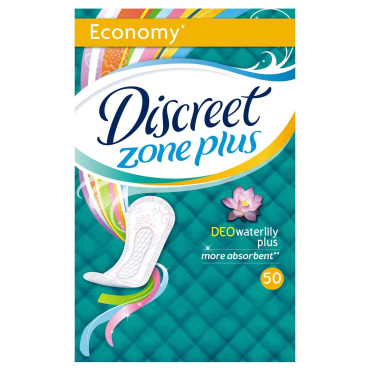 Ежедневные прокладки Discreet Deo Water Lily Plus 50 шт фото 1