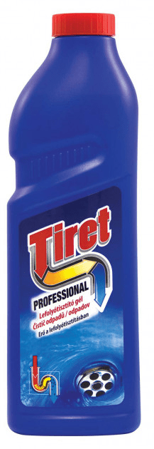 Средство для устранения и профилактики засоров в канализационных трубах Tiret Professional 1 л