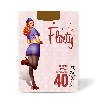 Flirty колготки женские классические с шортиками 40den natural 4