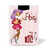 Flirty колготки жіночі утеплені з мікрофібри 100 den nero 3