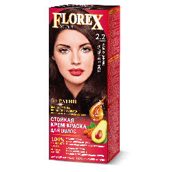 Florex крем-краска для волос 2.2 Темный каштан