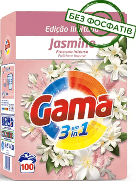 Стиральный порошок Gama Жасмин универсальный 100 стирок 5.5 кг
