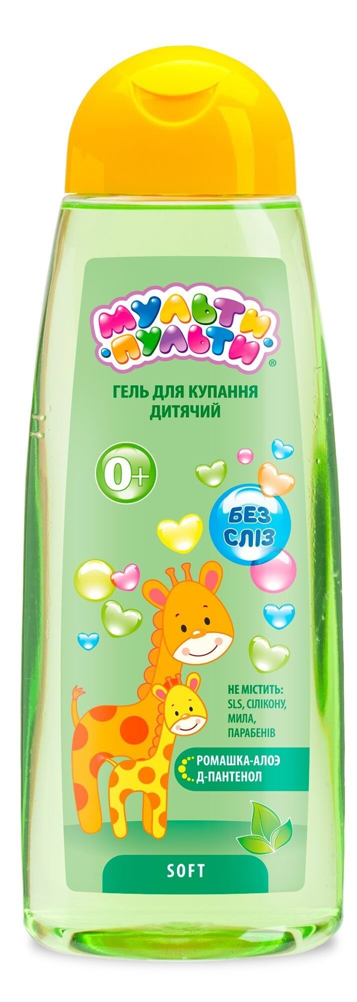 Гель для купання дитячий Мульти-Пульти від 0 років ромашка-алое, 430 г