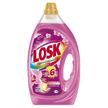 Losk гель Колір Ароматерапія Ефірні масла та аромат Малазійської квітки, 3л 60 циклів прання