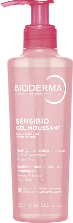 Гель для умывания Bioderma sensibio gel moussant очищающий 200 мл