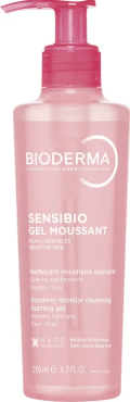 Гель для вмивання Bioderma sensibio gel moussant очищуючий 200 мл