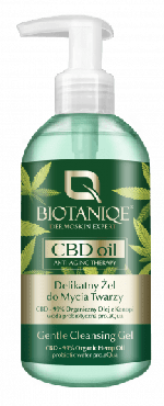 Гель для умывания Biotaniqe CBD Oil антивозрастной с канабидиолом, 250мл