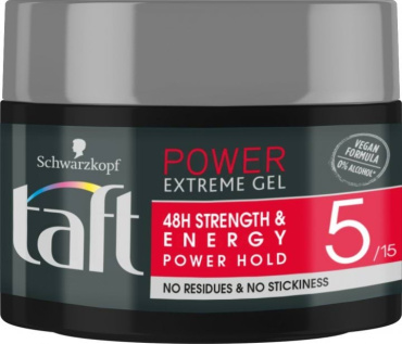 Гель для волос Taft Power Extreme Фиксация 5, 250 мл