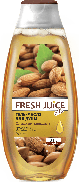 Гель-масло для душа Fresh Juice Sweet Almond 400мл