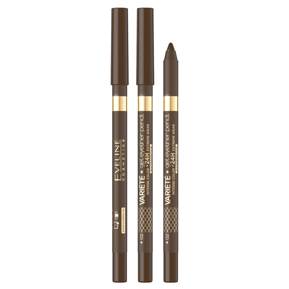 Олівець гелевий для очей VARIETE NR 02 коричневий