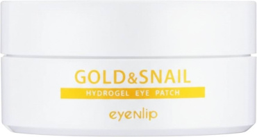 Патчі під очі гідрогелеві Eyenlip Gold & Snail із золотом та муцином равлика 87 г х 60 шт.