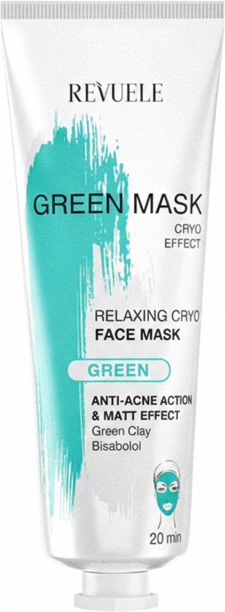 Маска для лица Revuele Anti-Acne Green Face Mask Cryo Effect 80 мл