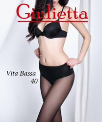 Giulietta колготки женские VITA BASSA 40 nero 2