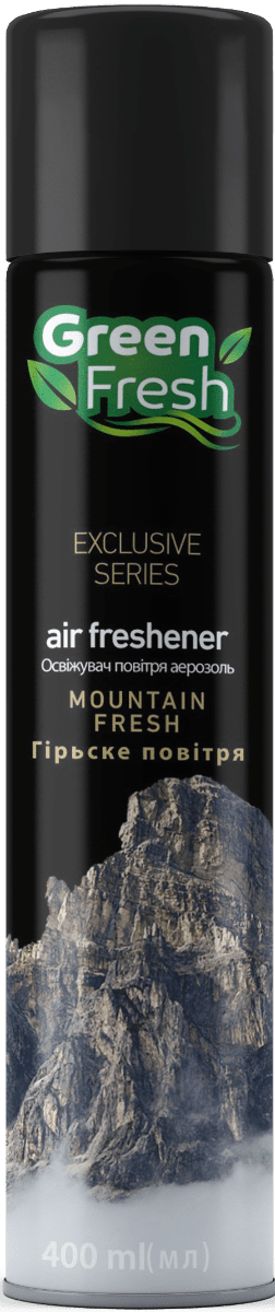 Освежитель воздуха Green Fresh аэрозоль горный воздух 400 мл