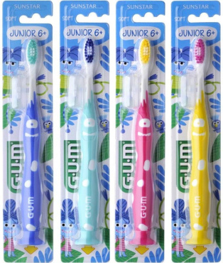 Зубная щетка GUM Junior Monster (цвет в ассортименте) фото 8