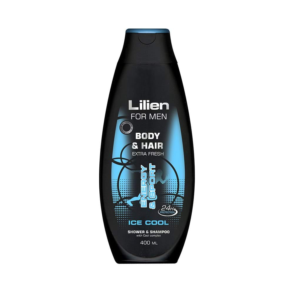 Гель для душа мужской Lilien 2в1 Ice Cool, 400 мл