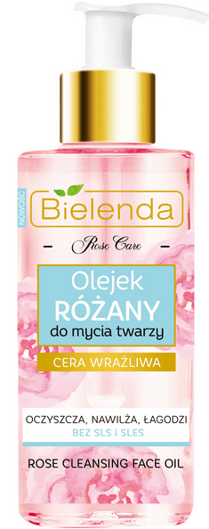 Гідрофільна олія для вмивання Bielenda Rose Care, 140 мл