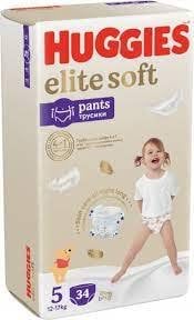 Huggies трусики Pants Elite Soft 5 Mega, 34шт фото 1