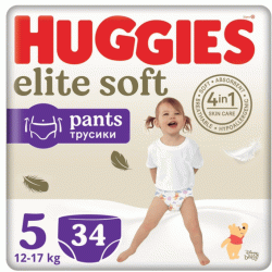 Huggies трусики Pants Elite Soft 5 Mega, 34шт