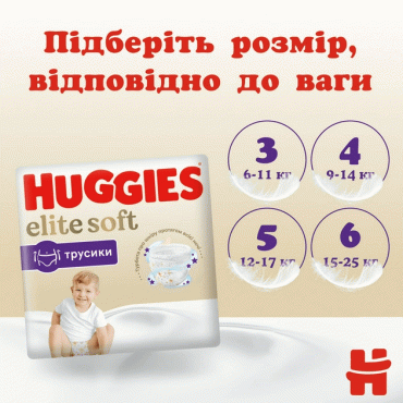 Huggies трусики Pants Elite Soft 6 Mega, 30шт фото 9