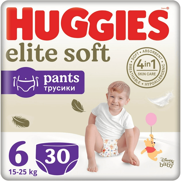 Huggies трусики Pants Elite Soft/Extra Care 6 Mega, 30шт