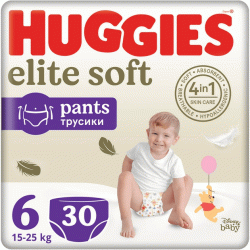 Huggies трусики Pants Elite Soft 6 Mega, 30шт