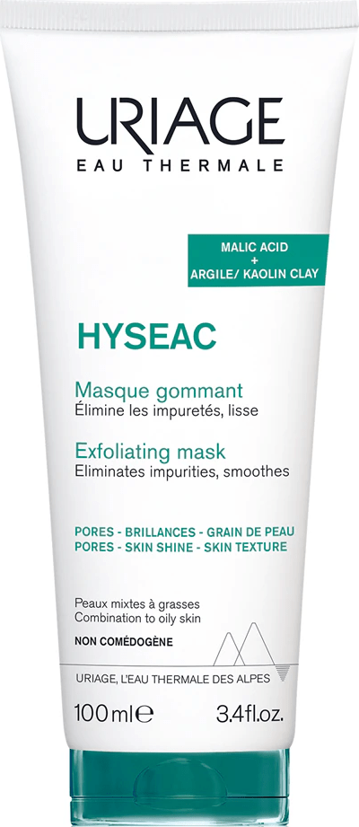 Маска-эксфолиант для лица Uriage Hyseac глубокая очистка 100 мл