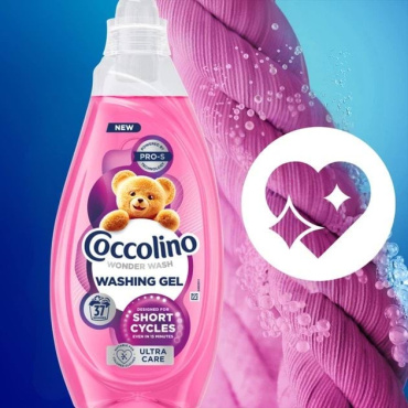 Гель для прання Coccolino Wonder Wash Detersivo Ultra Care для коротких циклів 1.48 л фото 1